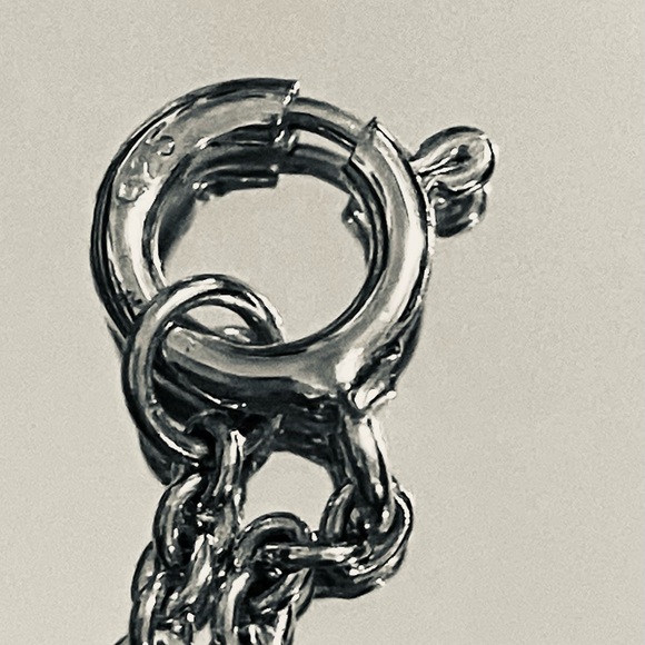 STERLING SILVER TANZANITE NECKLACE - Picture 7 of 12